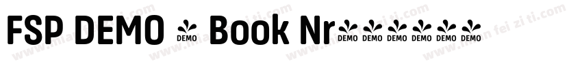 FSP DEMO - Book Nr字体转换